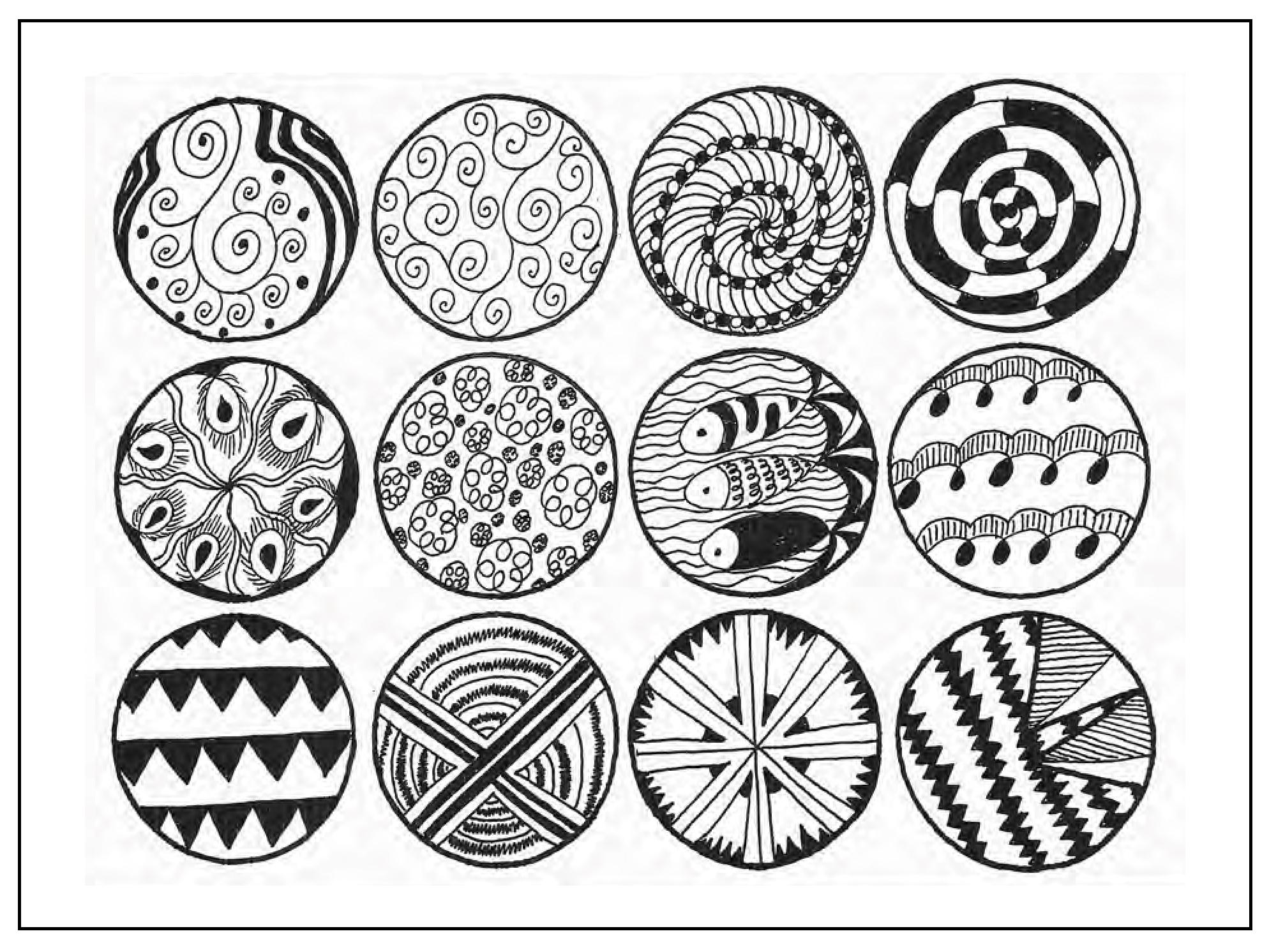 控笔练习之抓型练习线稿素材20张 - 知乎