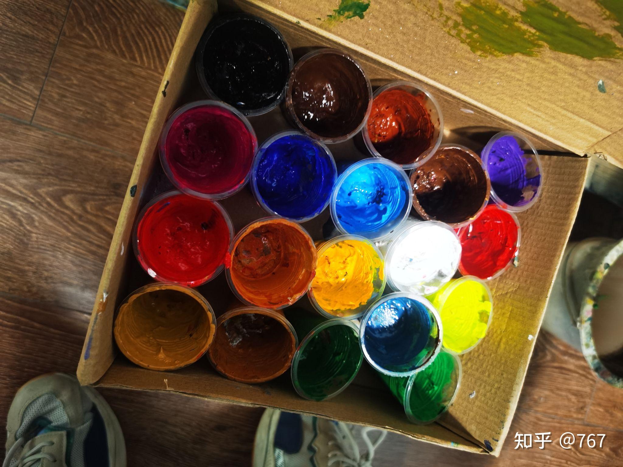 第一次在墙上画画,丙烯颜料怎么用? - 知乎