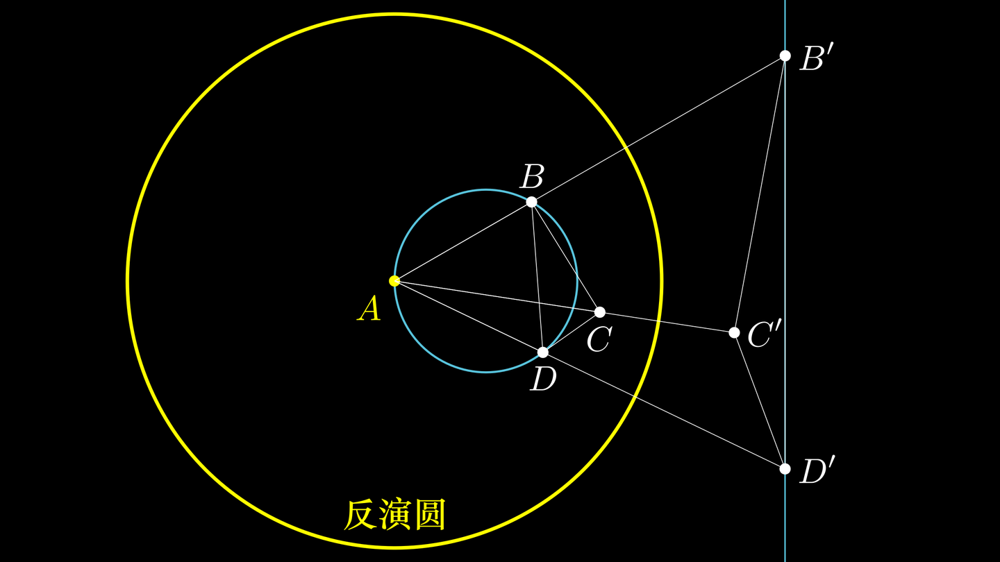 反演变换的应用——证明托勒密不等式 - 知乎