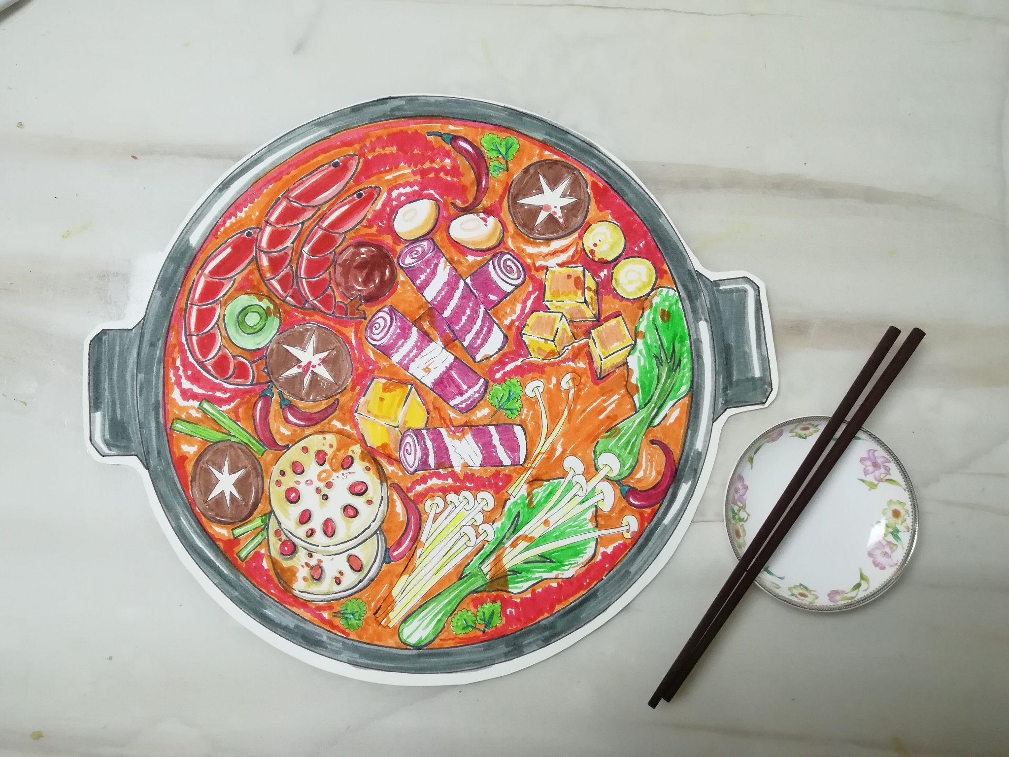 彩铅画一枚学霸小姐姐我也想这样颜值与智商并存