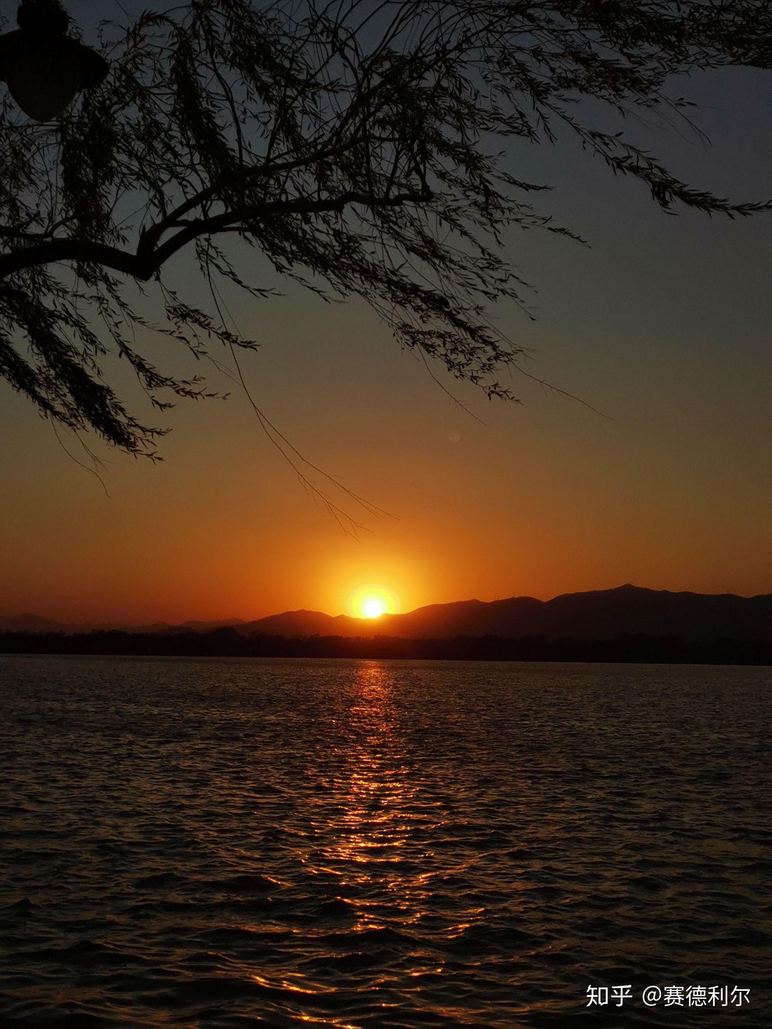 你好陌生人可以留下一张夕阳的照片吗