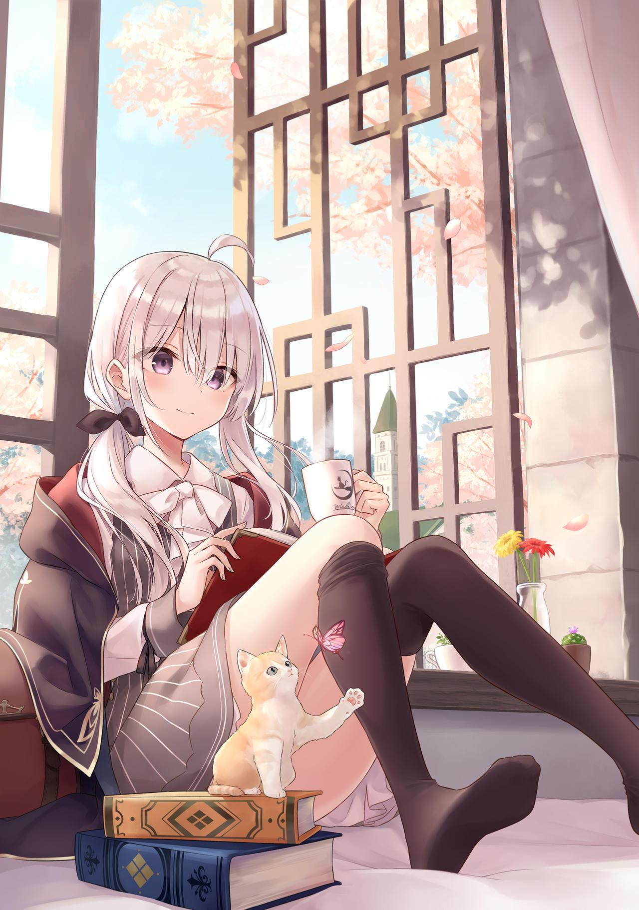 为什么白毛在二次元那么受欢迎?看到了她们,瞬间明了!