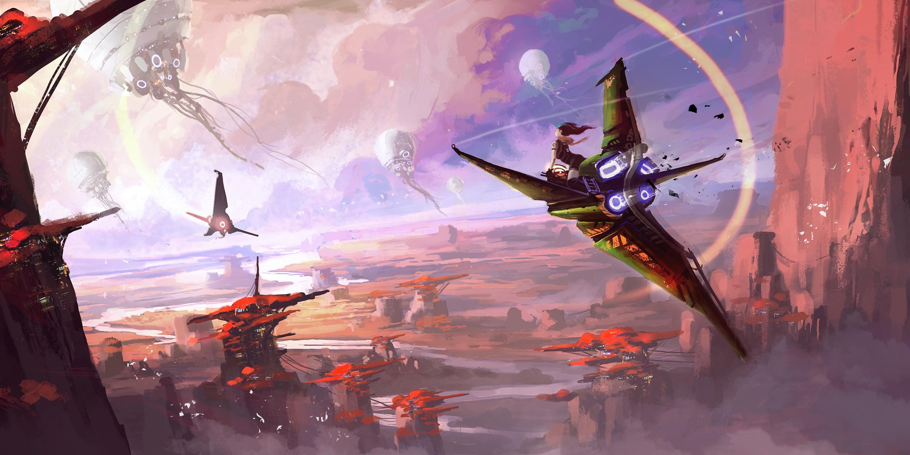 大家有那种色彩瑰丽奇幻视觉冲击力强的壁纸么