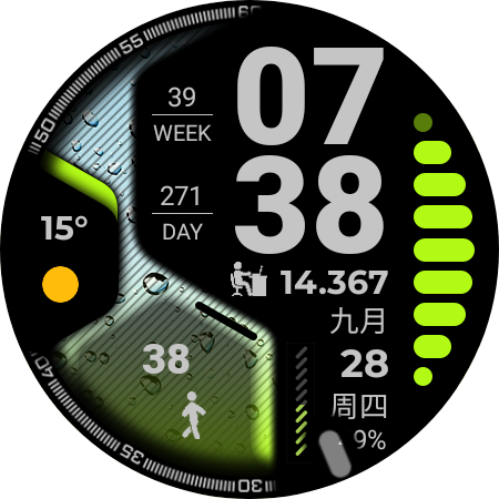 全网独家:三星watch6的表盘太难看了!于是我自己做了几个
