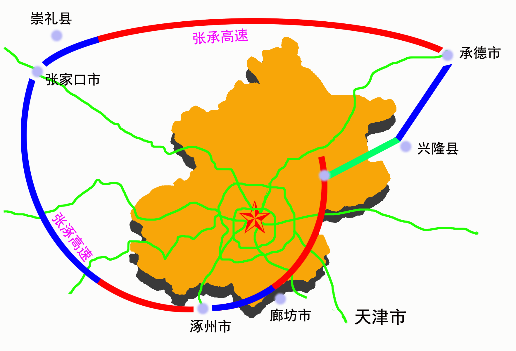 北京一环范围图片