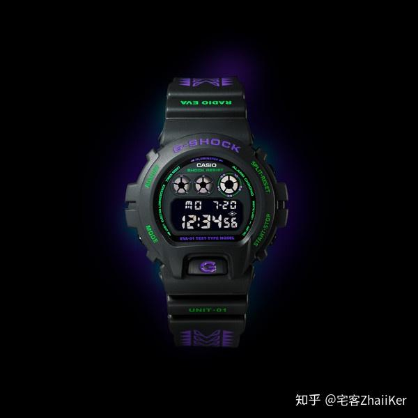 卡西欧eva联名款gshock原创设计手表dw6900featradioeva上市