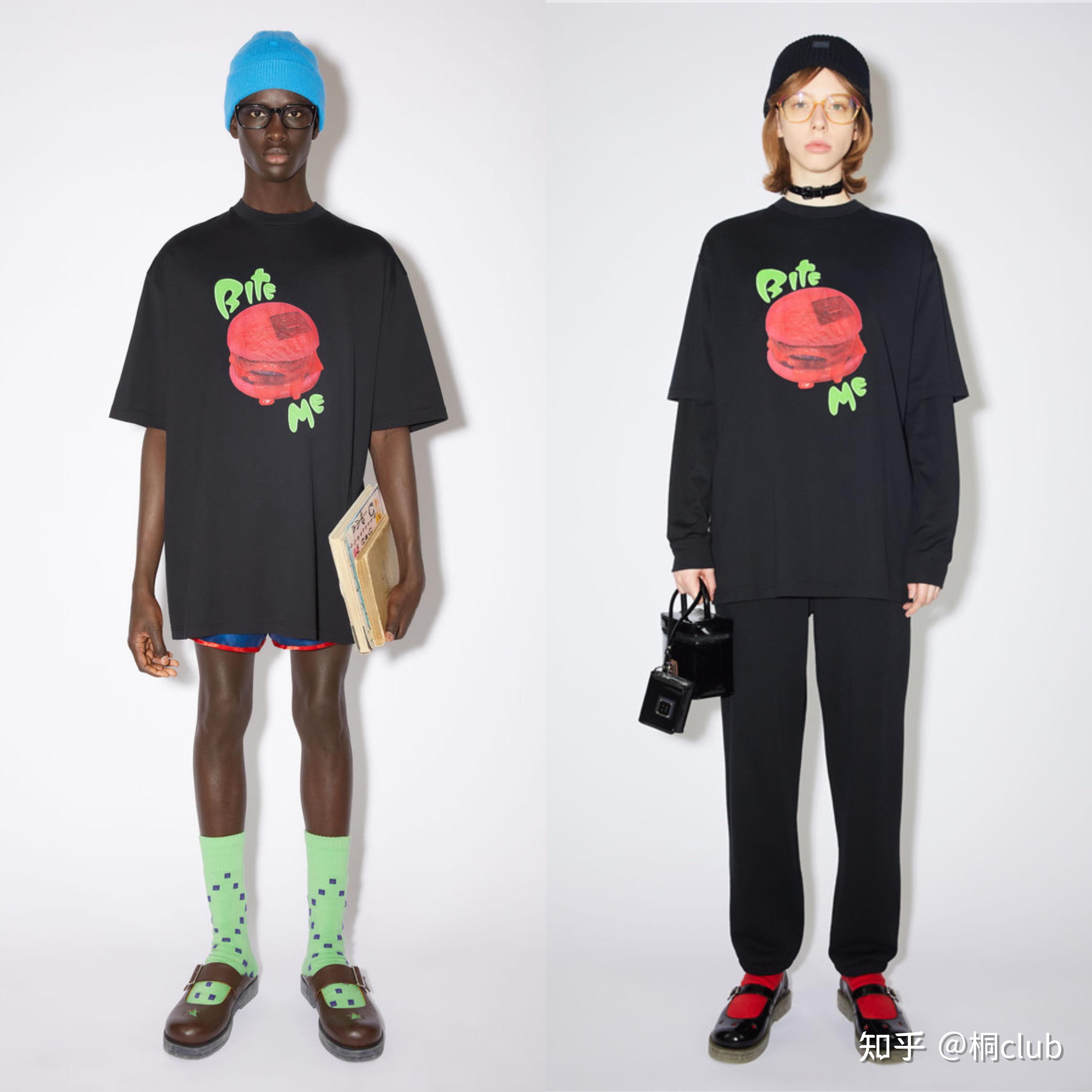 桐acnestudios汉堡印花短袖—鉴定细节解析