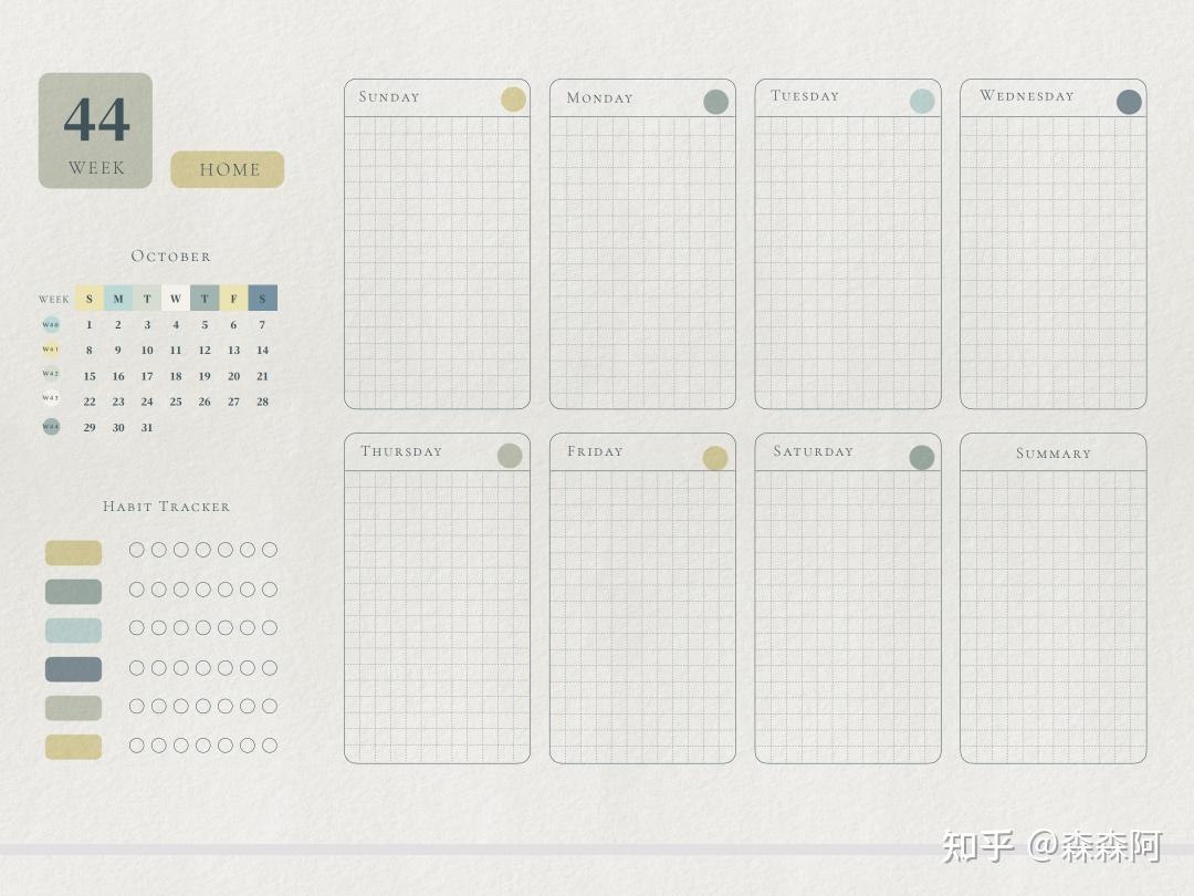 好看且好用的2023年年度计划手账，ipad自律年月日计划表，让我找到啦😃 - 知乎