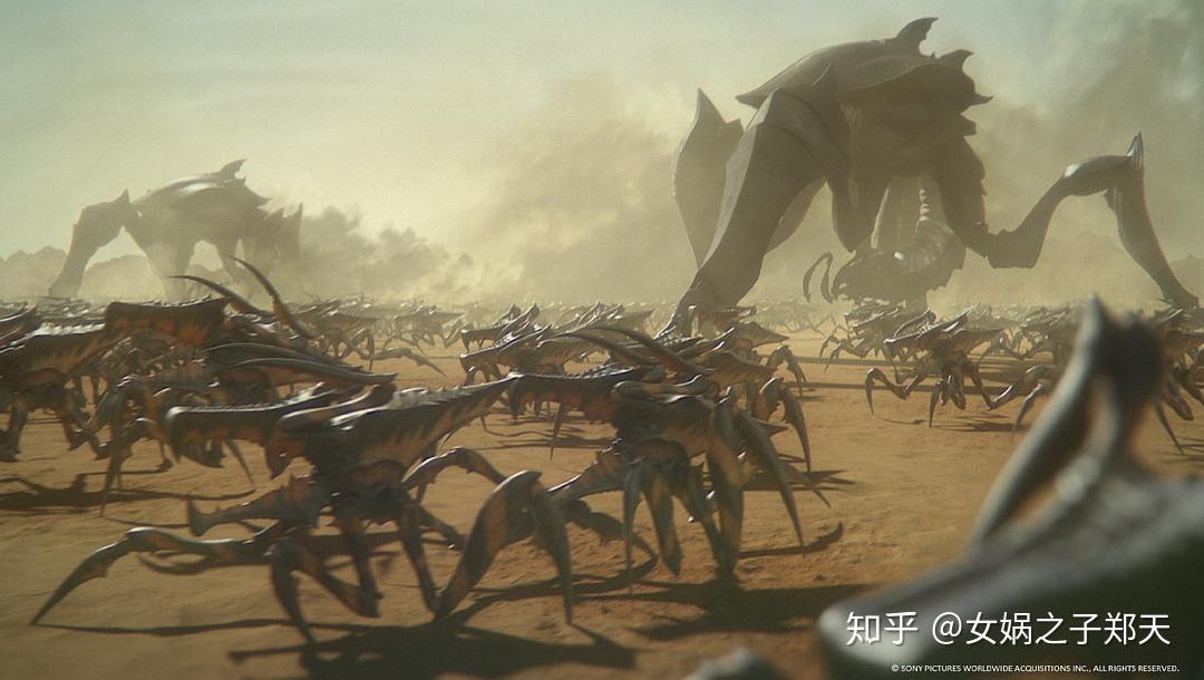 杀死蝗后才能摧毁蝗灾:以前看过一部电影《星河战队》,虽然是部老电影