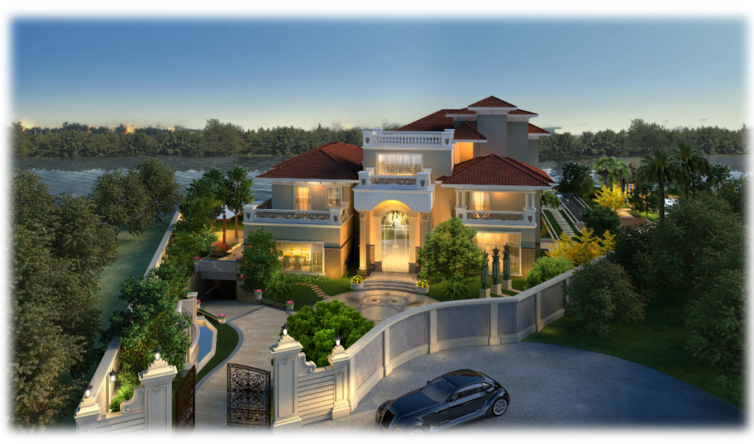 佛山室内设计装修极尽奢华君兰国际高尔夫别墅分享