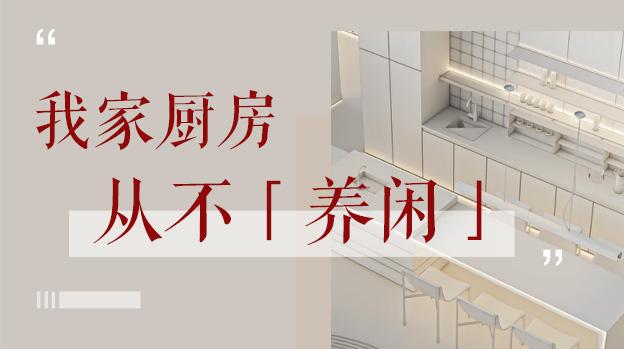 我家厨房,从不「养闲」