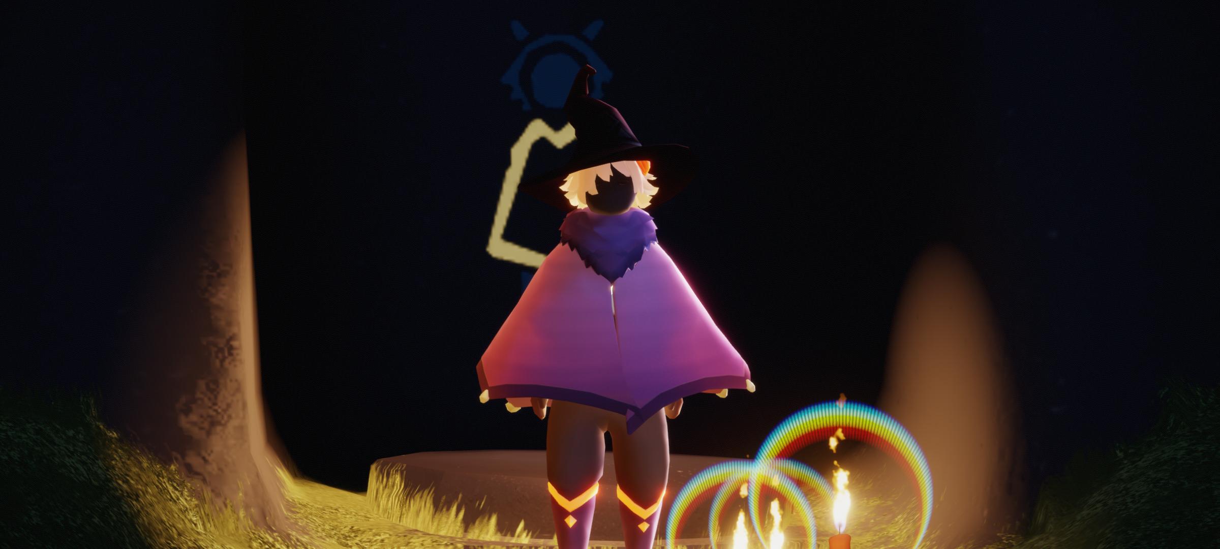 光遇巫师帽怎么搭?