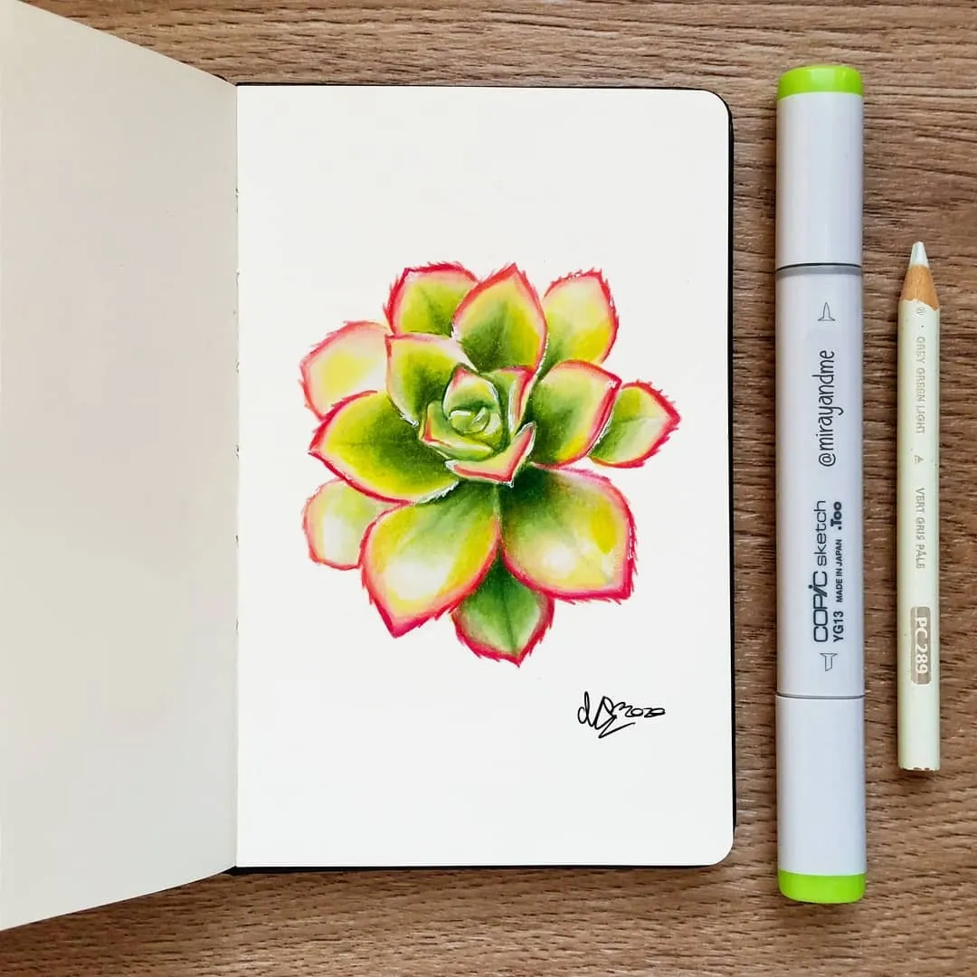 只用马克笔就画得比照片还真实