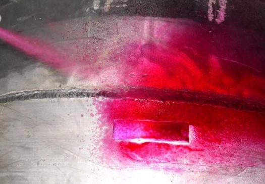 惠州弧管焊缝无损测试着色探伤检测中心