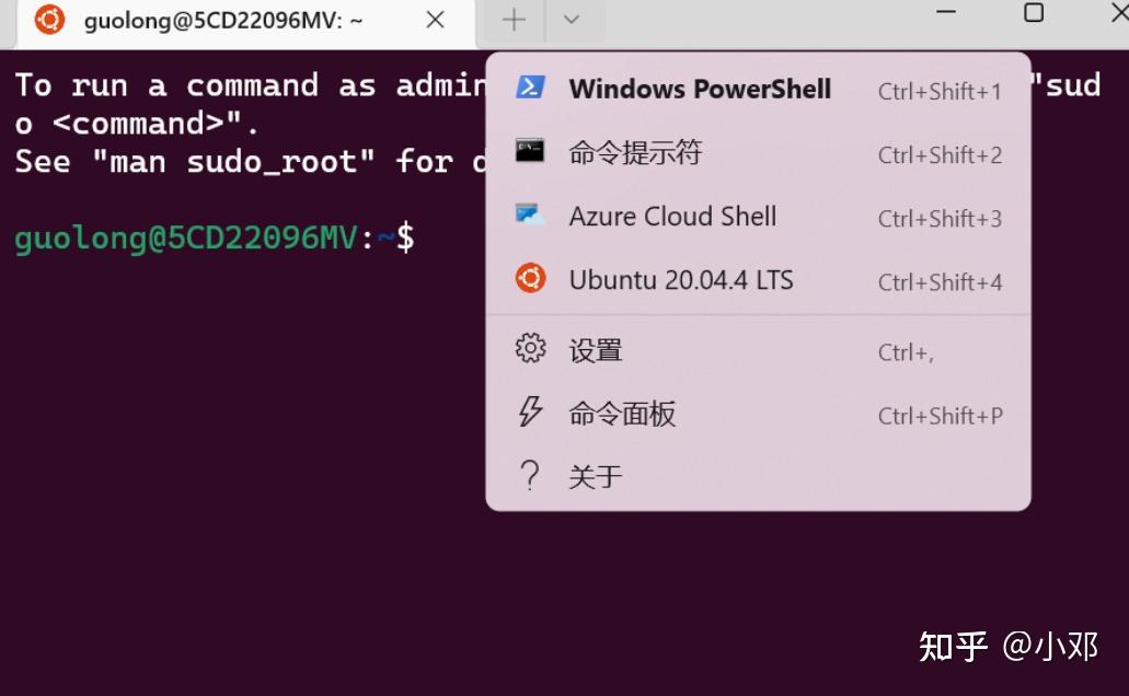  windows terminal wsl2 ubuntu oh my zsh spaceship 