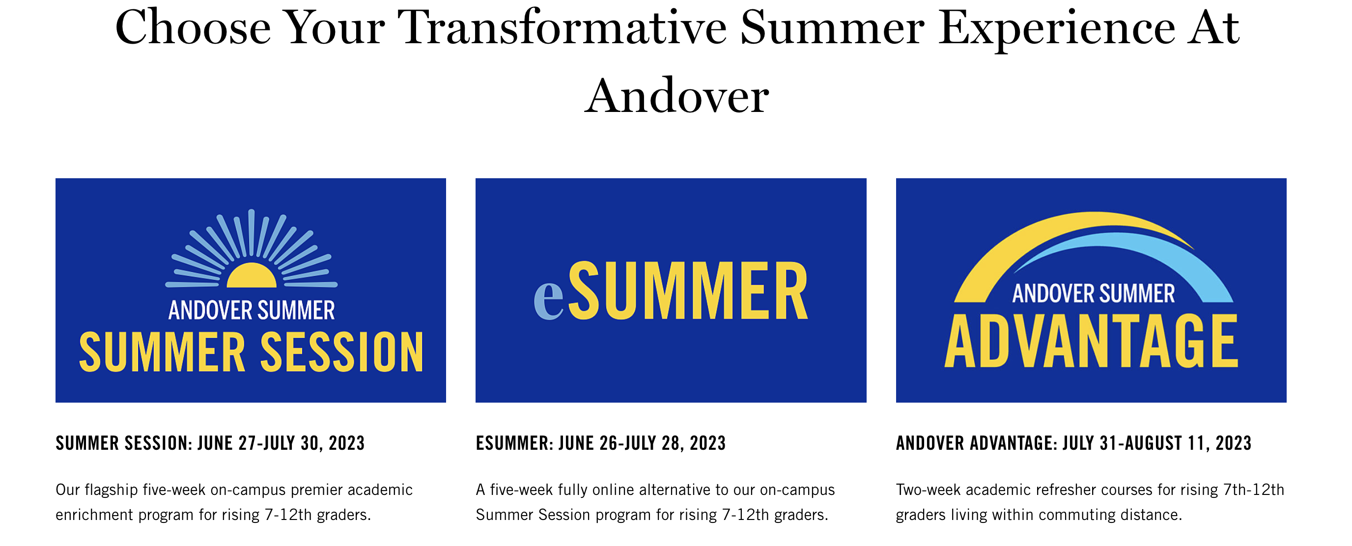 2023中学夏校推荐Phillips Academy Andover 菲利普斯安多弗夏校 知乎