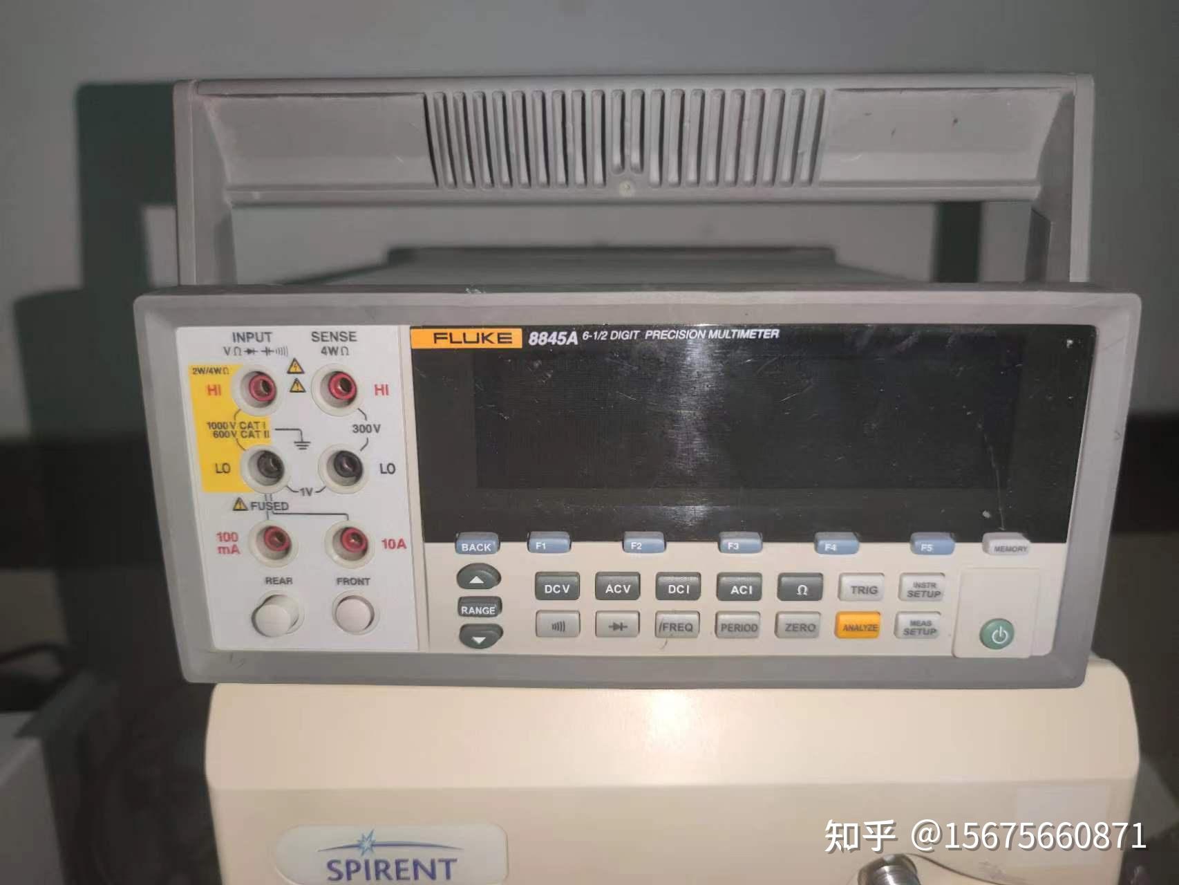 Fluke福禄克8845A六位半万用表 知乎