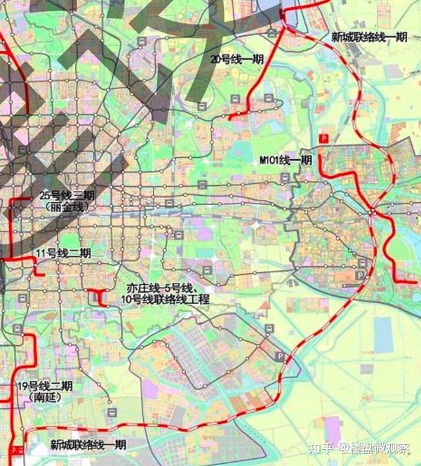 重磅:北京市轨道交通第三期建设规划(2022-2027)二次环评公示!附11条线路高清大图。 - 知乎
