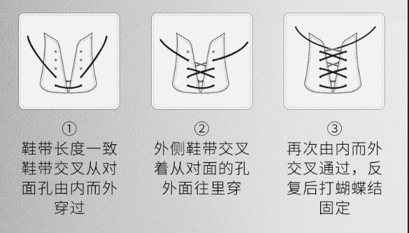 鞋带永久性死扣的系法图片