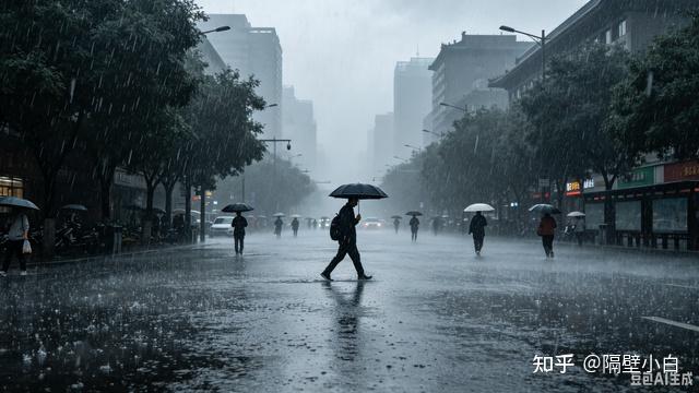 8月16日,西安的雨还在下
