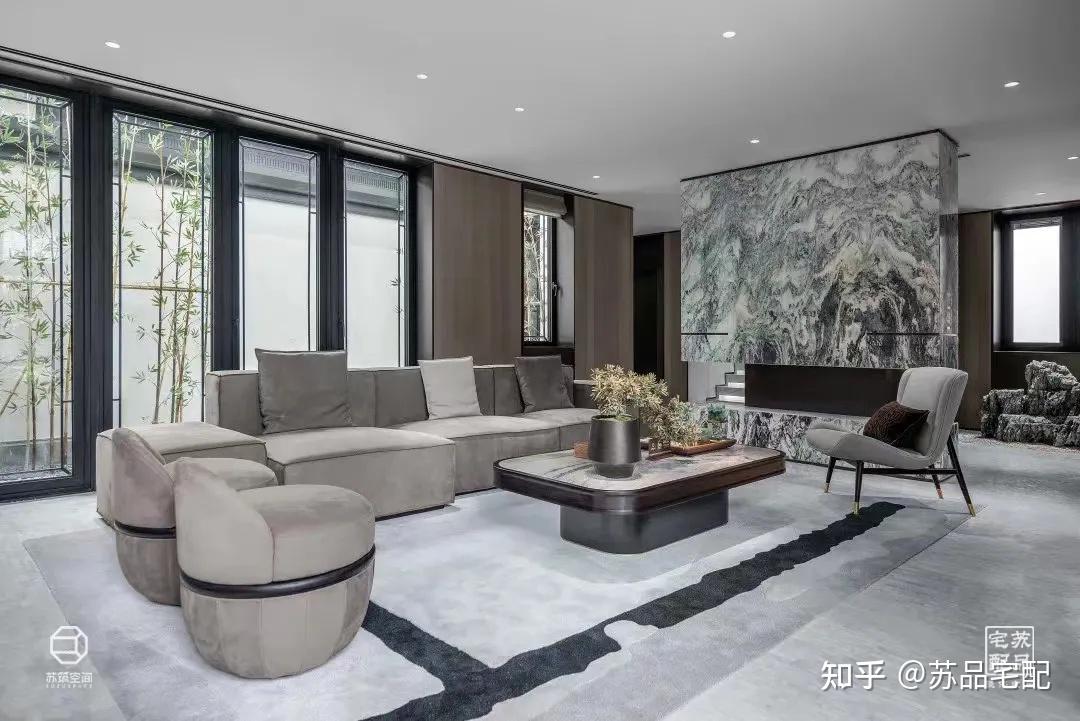 拙政江南 中式园林风格别墅样板房 设计案例分享 从江南文人思潮与当代生活美学中获取审美启迪,以新东方视角来表达此案,打造可居、可赏、可游,融贯 ...