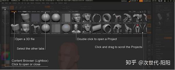 Zbrush的界面与导航 知乎