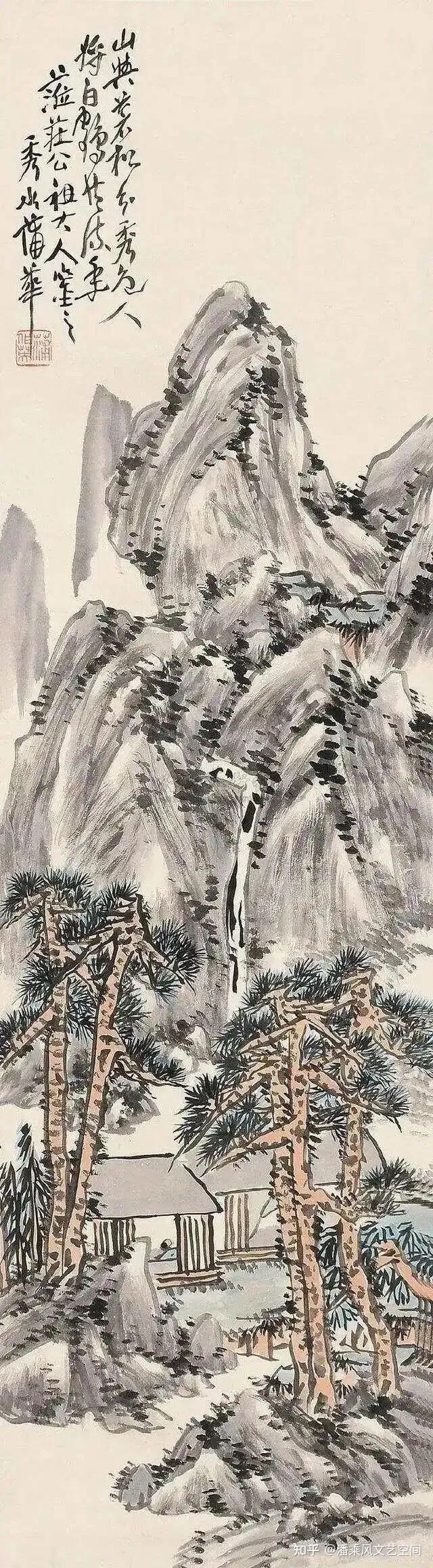 “海派四杰”之一,蒲华山水画 - 知乎