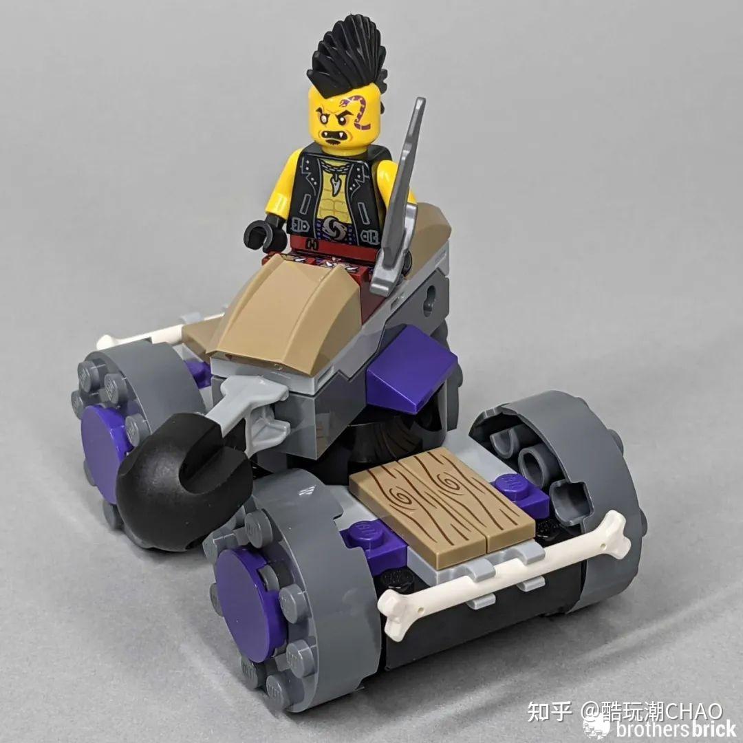 面向年龄4 ?乐高幻影忍者71740杰的机甲开箱评测