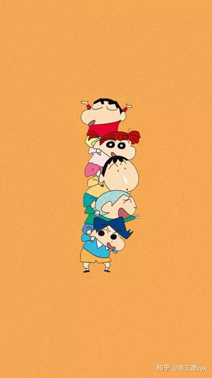 有没有蜡笔小新中小新和他朋友们一起的壁纸