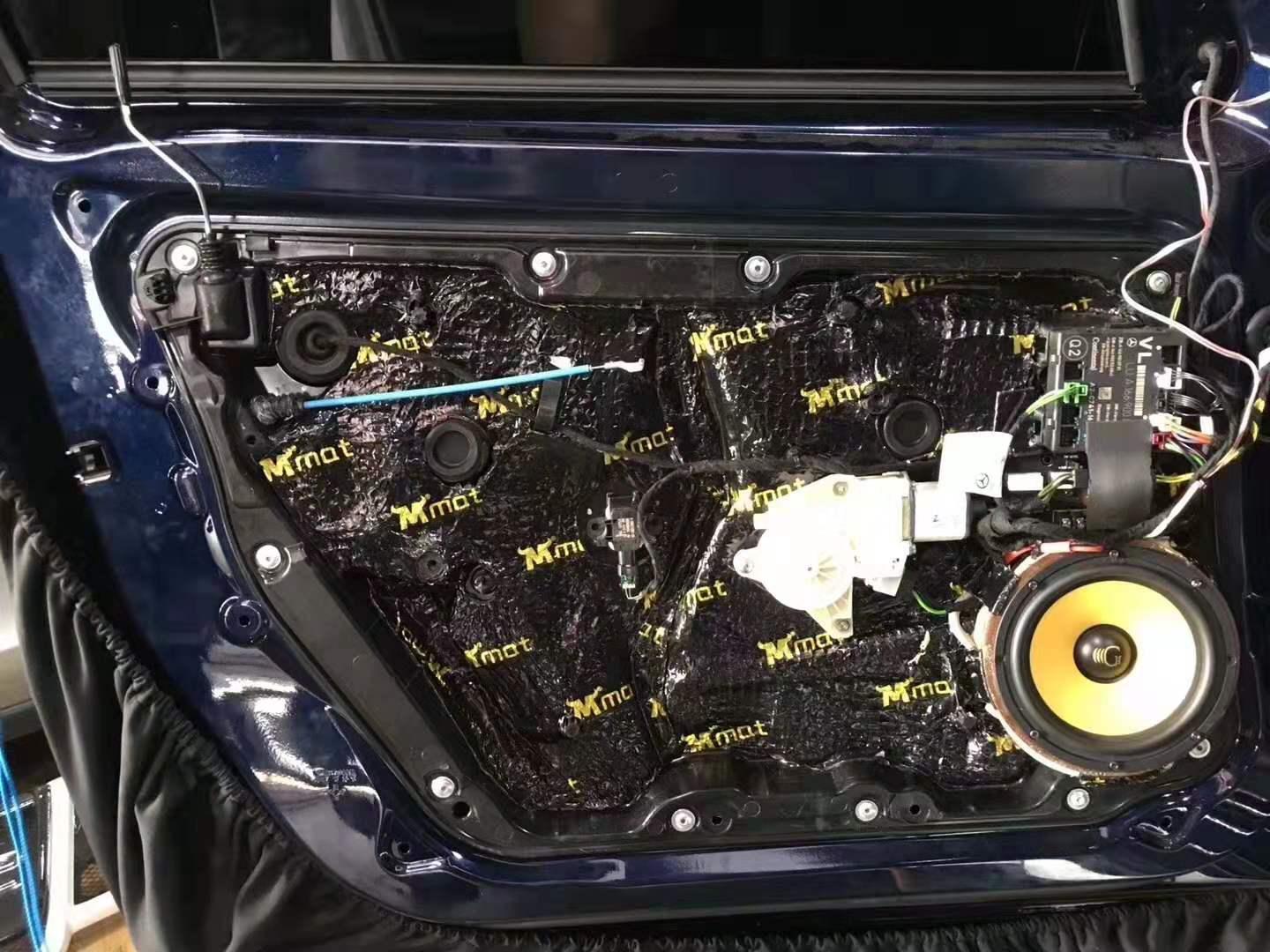 奔驰gla汽车音响改装黄金声学两分频喇叭生活离不开音乐