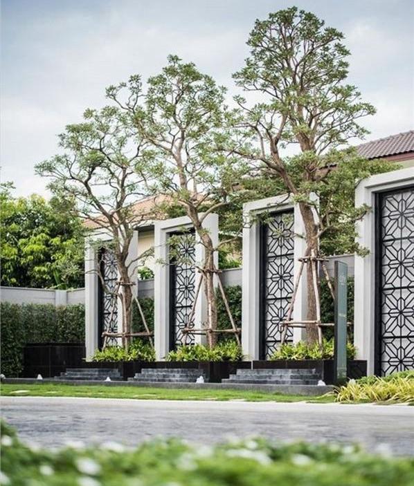 酒店不锈钢景墙山峦造型屏风金属隔断