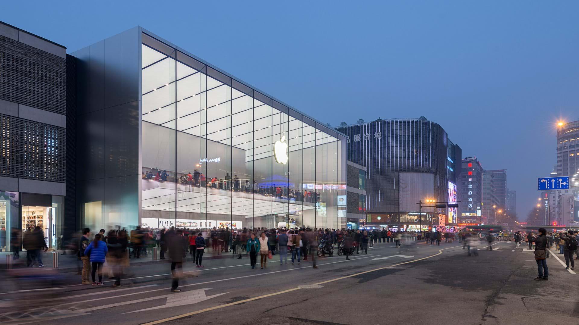 杭州西湖 apple store , 福斯特建筑事务所对苹果旗舰店最大的印象