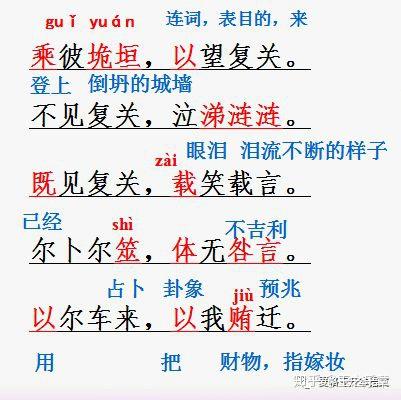 诗经《氓(méng)》——大学语文专升本精讲 - 知乎