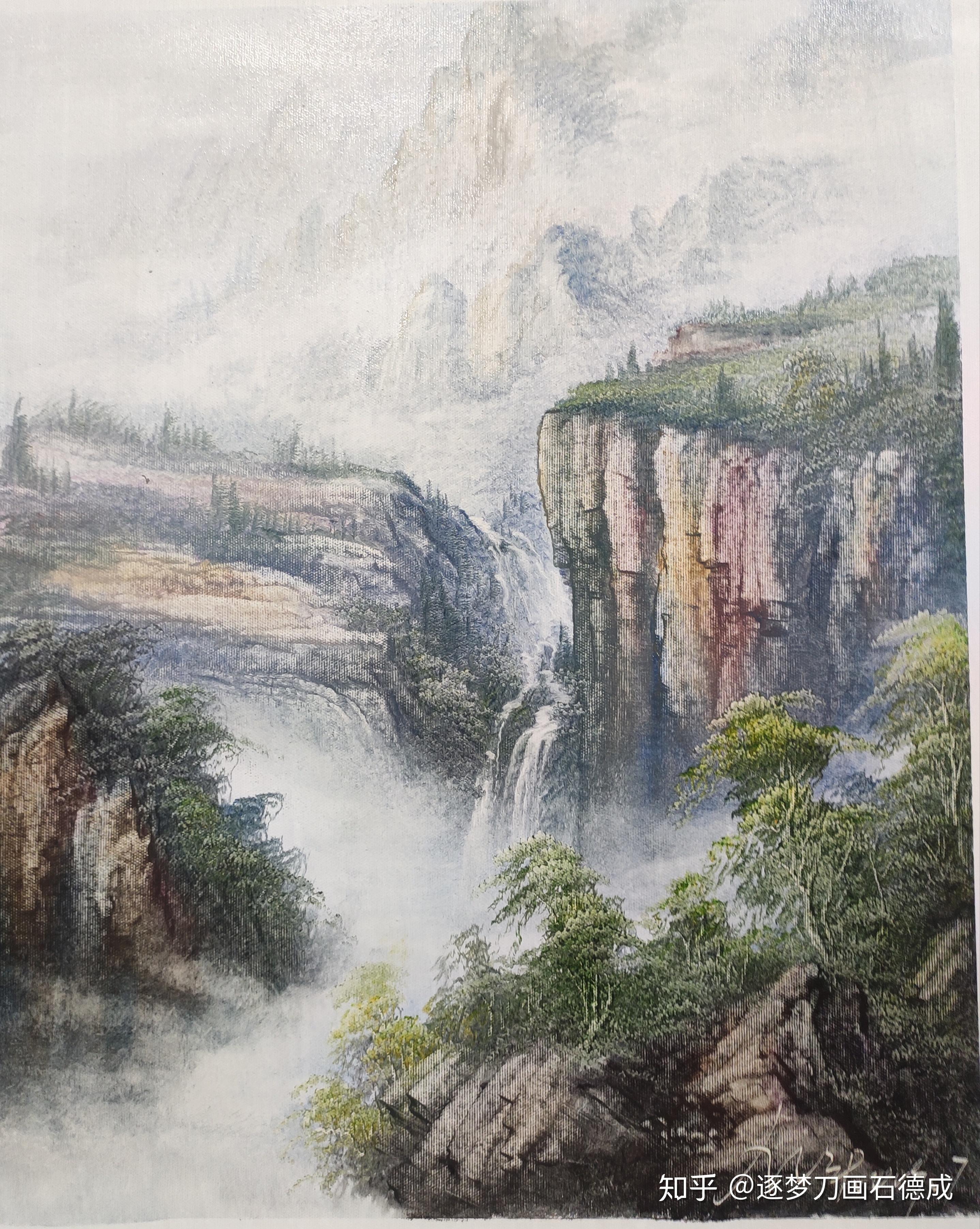 绘画爱好者必须知道的山水画刀画