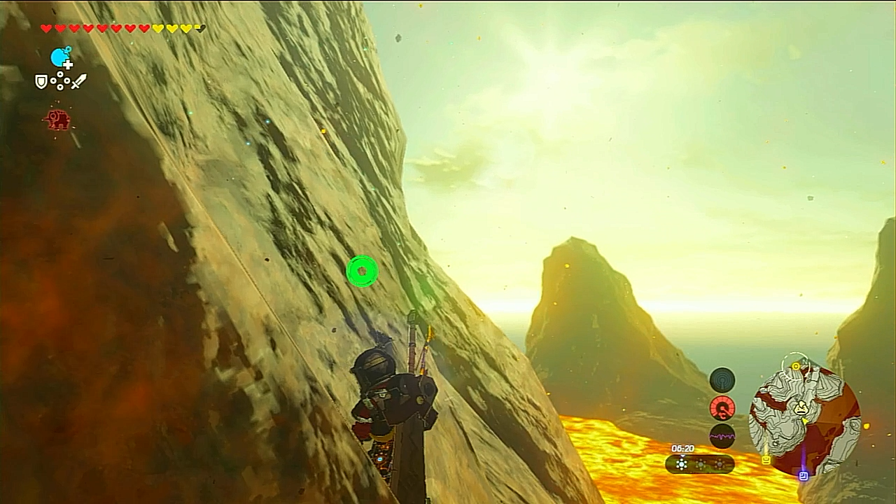 大可爱的游戏记录塞尔达传说旷野之息p75死亡火山镇压神兽