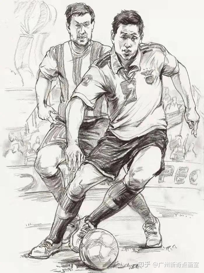运动类速写怎么画?绝对是校考必考重点! - 知乎