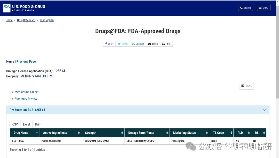 【手把手图解】FDA药物信息搜索 - 知乎
