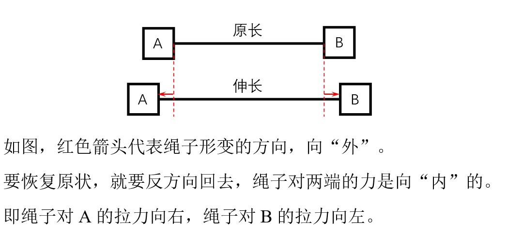 弹力方向