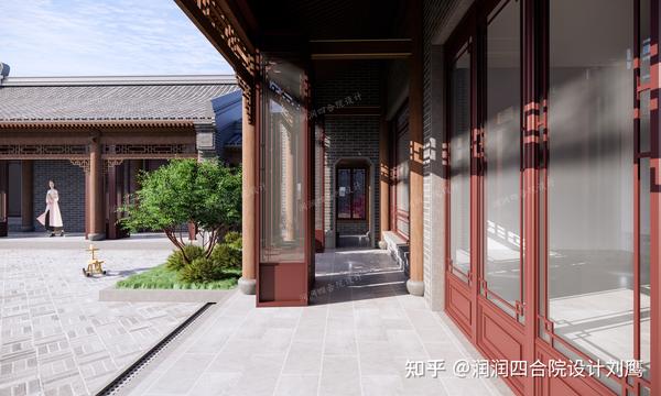 润润四合院设计:北方仿古一层四合院大宅27×30.3 - 知乎