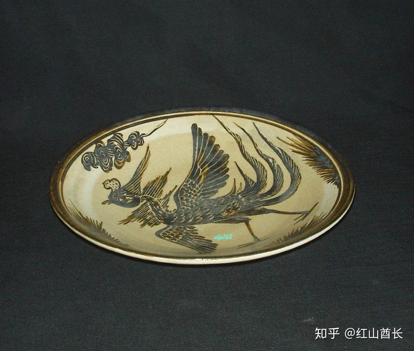 北宋磁州窑白釉褐彩凤纹盘标型检测考释