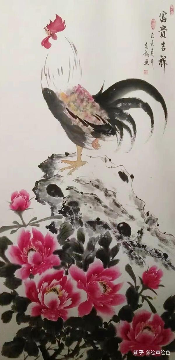 画家赵克诚笔墨简练畅快淋漓