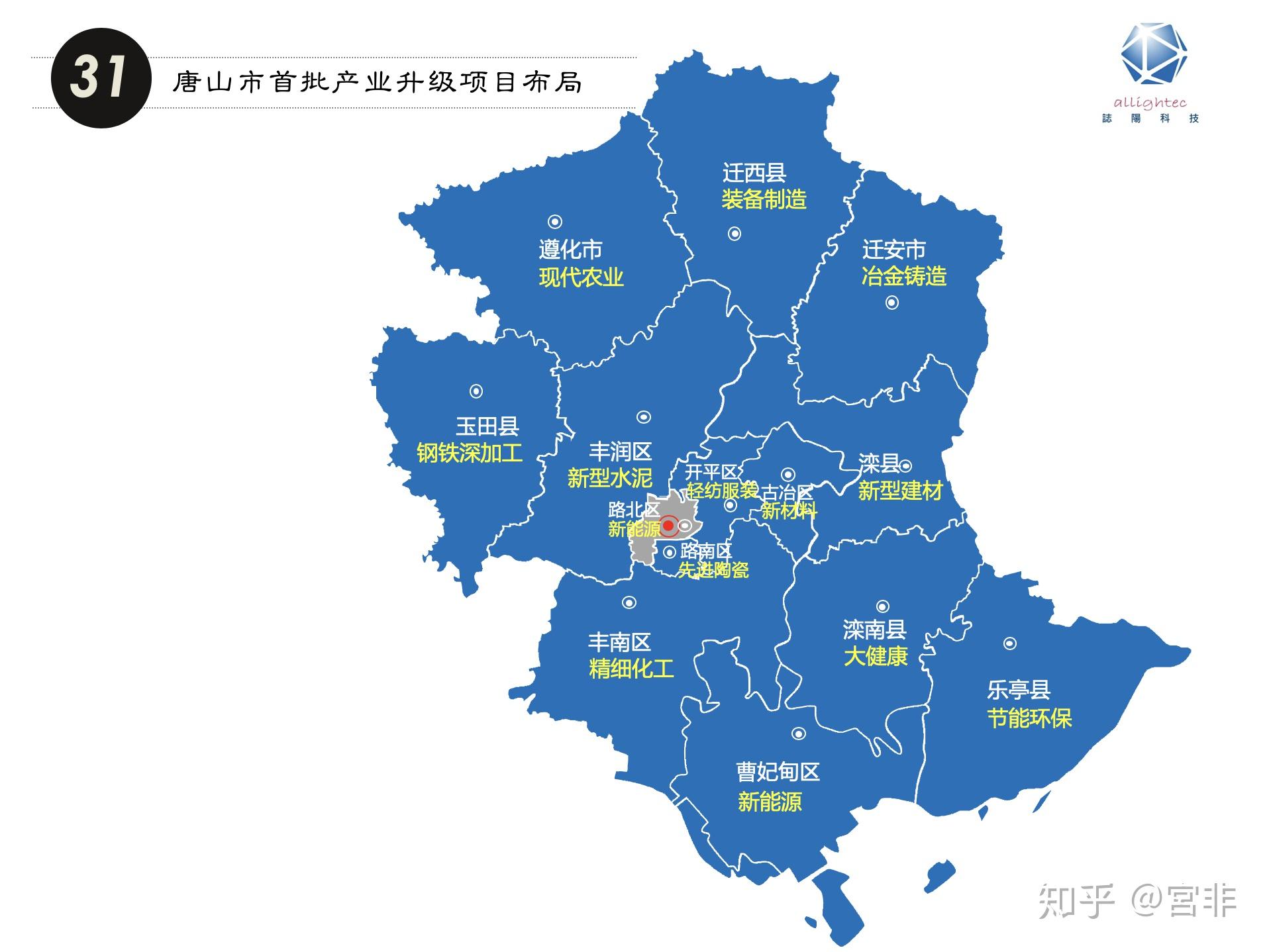 唐山市各区县地图图片