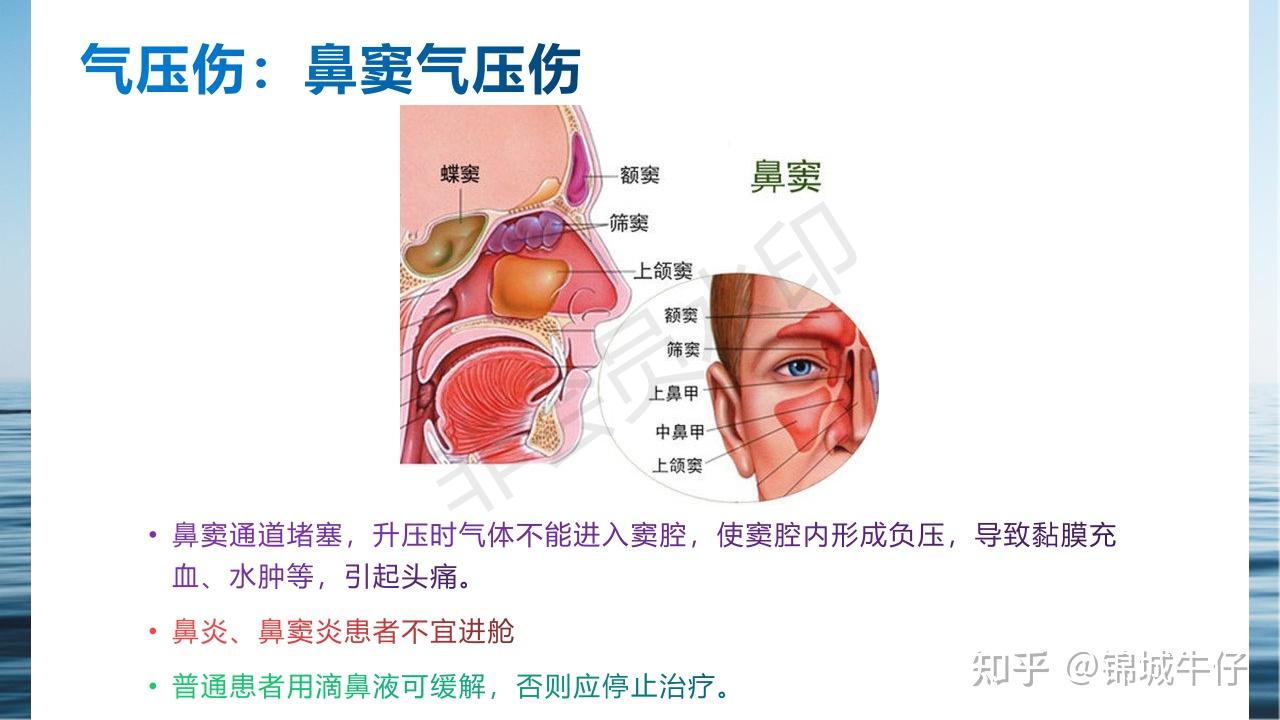 对于鼻炎,鼻窦炎患者不宜进行高压氧治疗,如果普通人不能缓解,需要