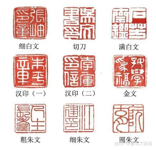 篆刻印章种类 - 知乎