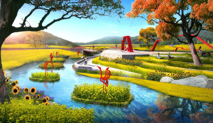 乡村田园型旅游小镇景观设计的方法优化田园景观设计方案