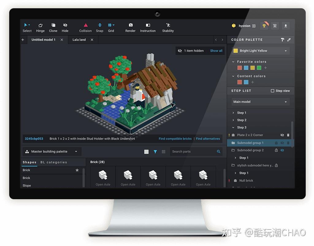 乐高设计软件studio2.0新手教学视频|十分钟教你如何快速上手! - 知乎