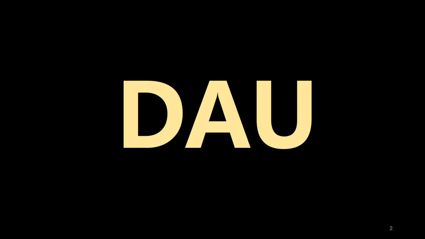 dau daily active users