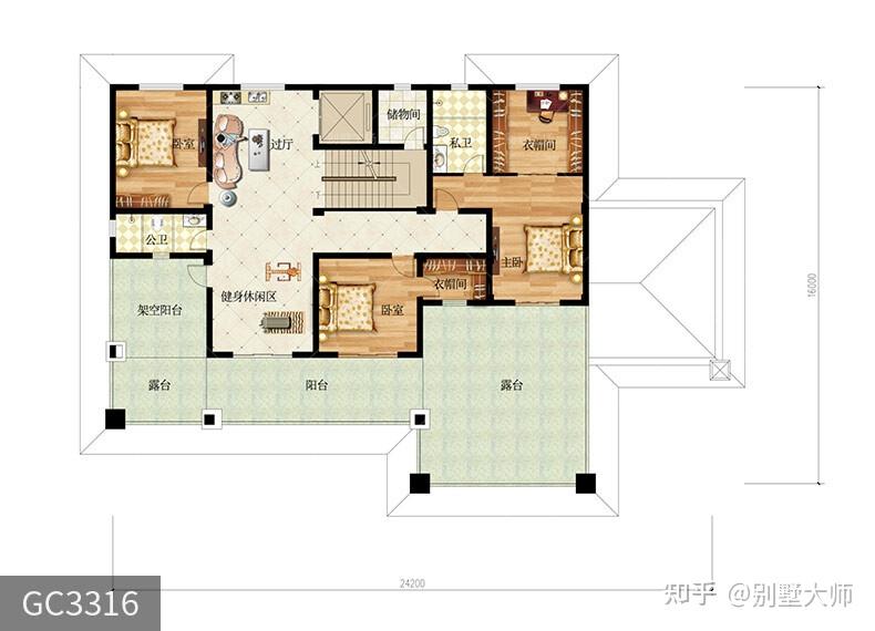 5款最新新中式别墅,效果图+平面图 - 知乎