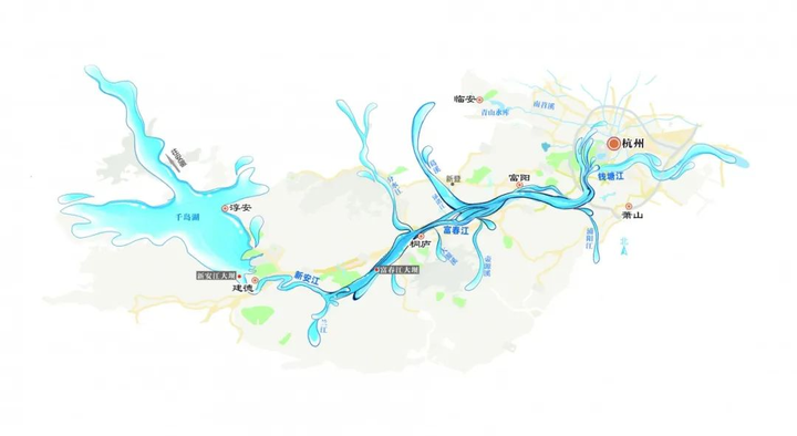 新安江地图