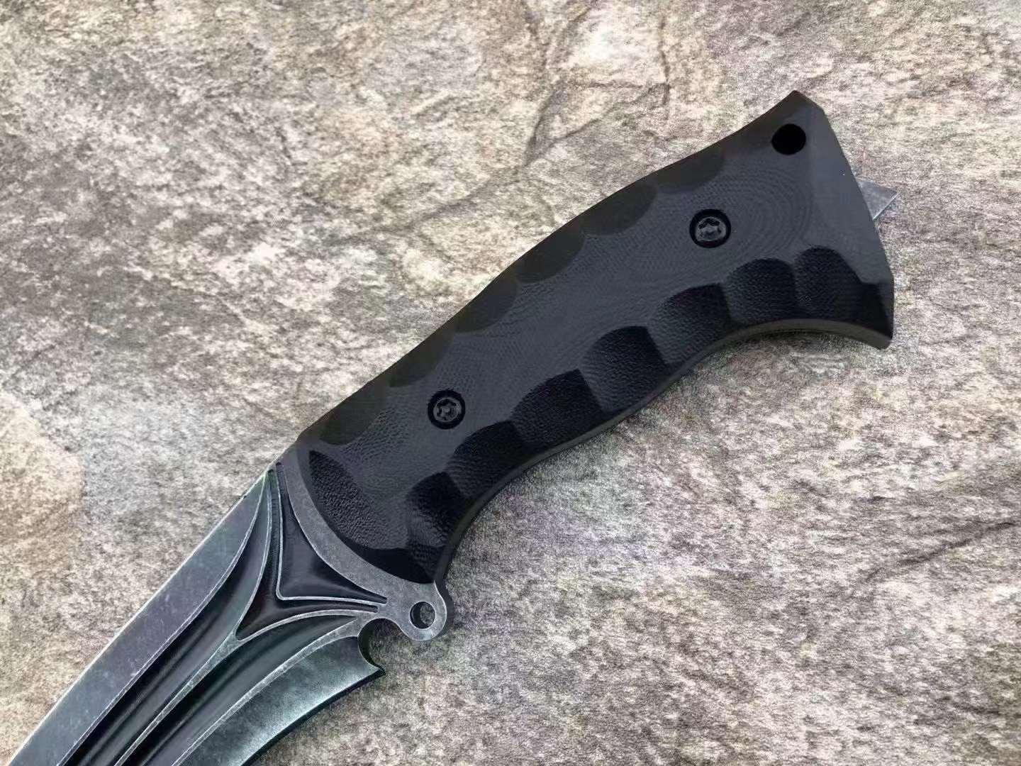 khai战术"掠夺者"尼泊尔狗腿弯刀 双刃 - 知乎